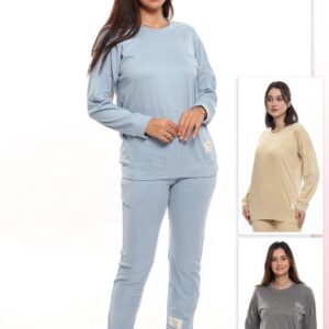 pyjama femme Cotton côtelé