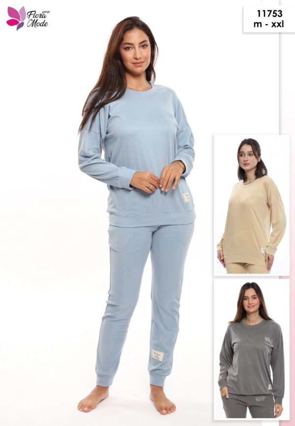 pyjama femme Cotton côtelé